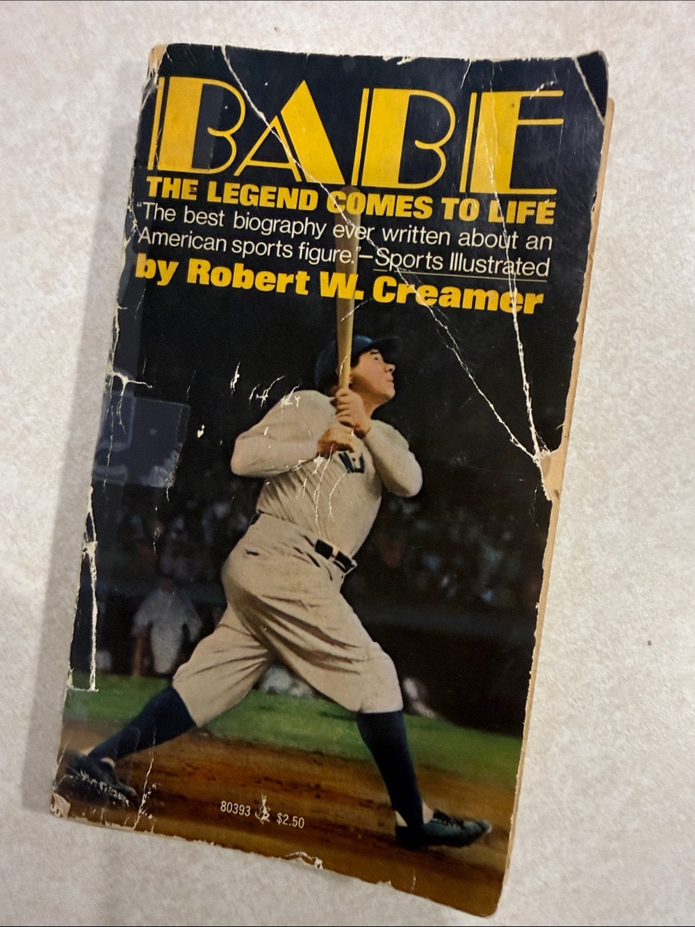 Babe Ruth vintage paperback book